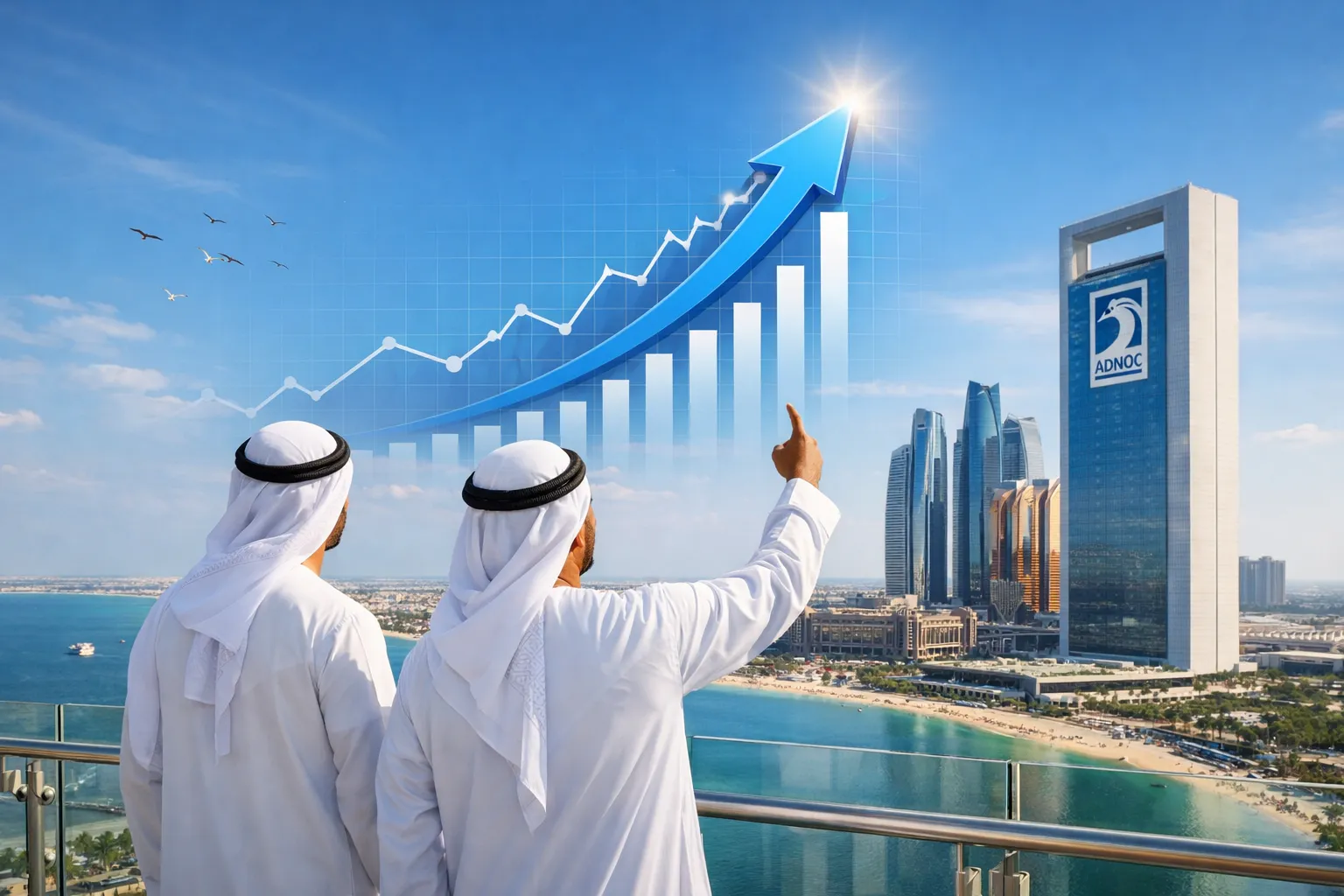 سهم "أدنوك للغاز" يتصدر تداولات سوق أبوظبي بمنتصف اليوم